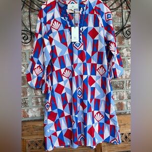 Printfresh Mosaic Under Water Dress- size medium